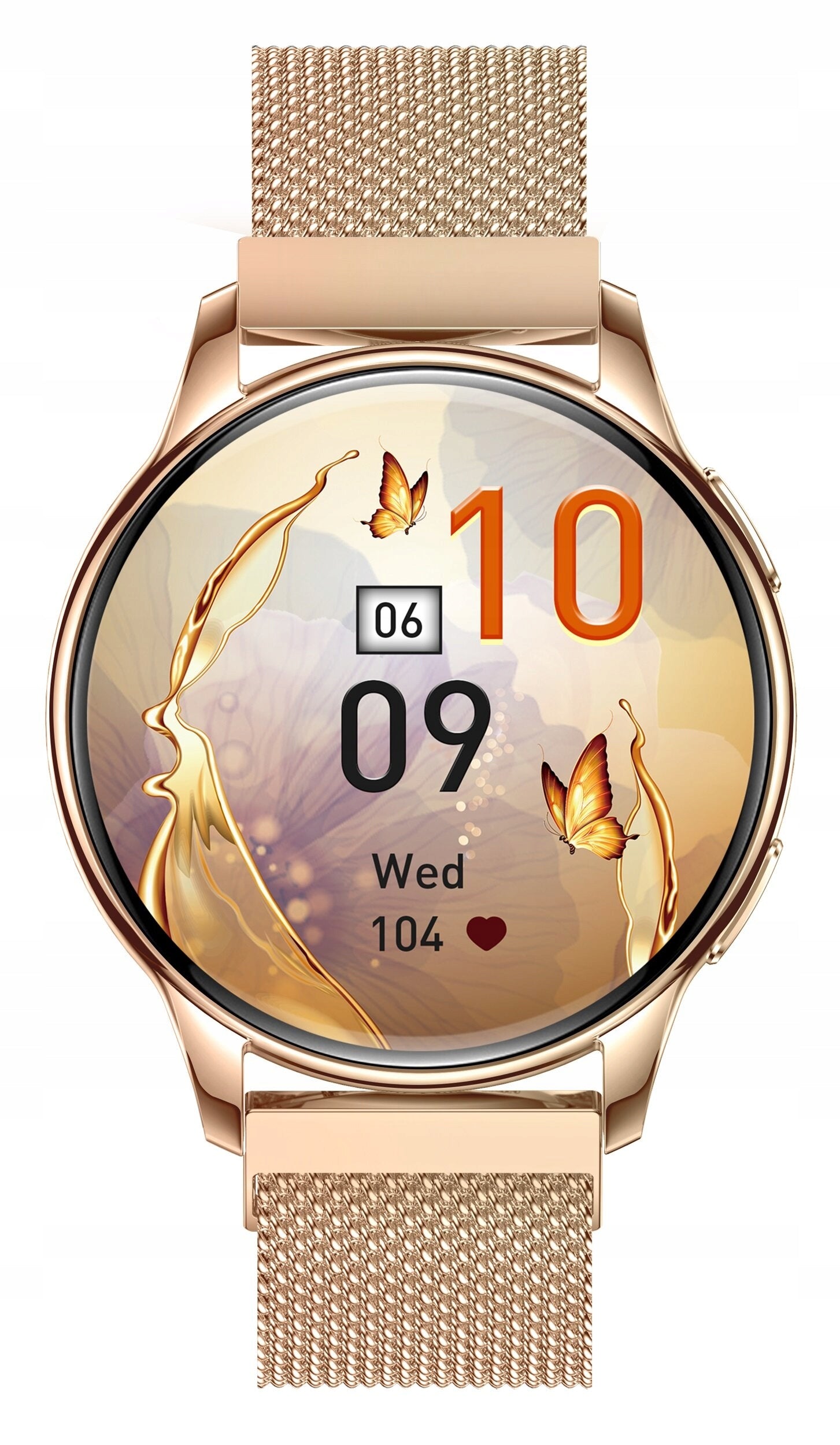 Smartwatch MAXCOM Ecowatch 3 Gold Case shape round