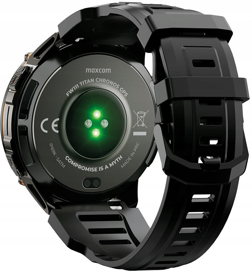 Smartwatch MAXCOM FW111 Titan Chronos Black Case shape round