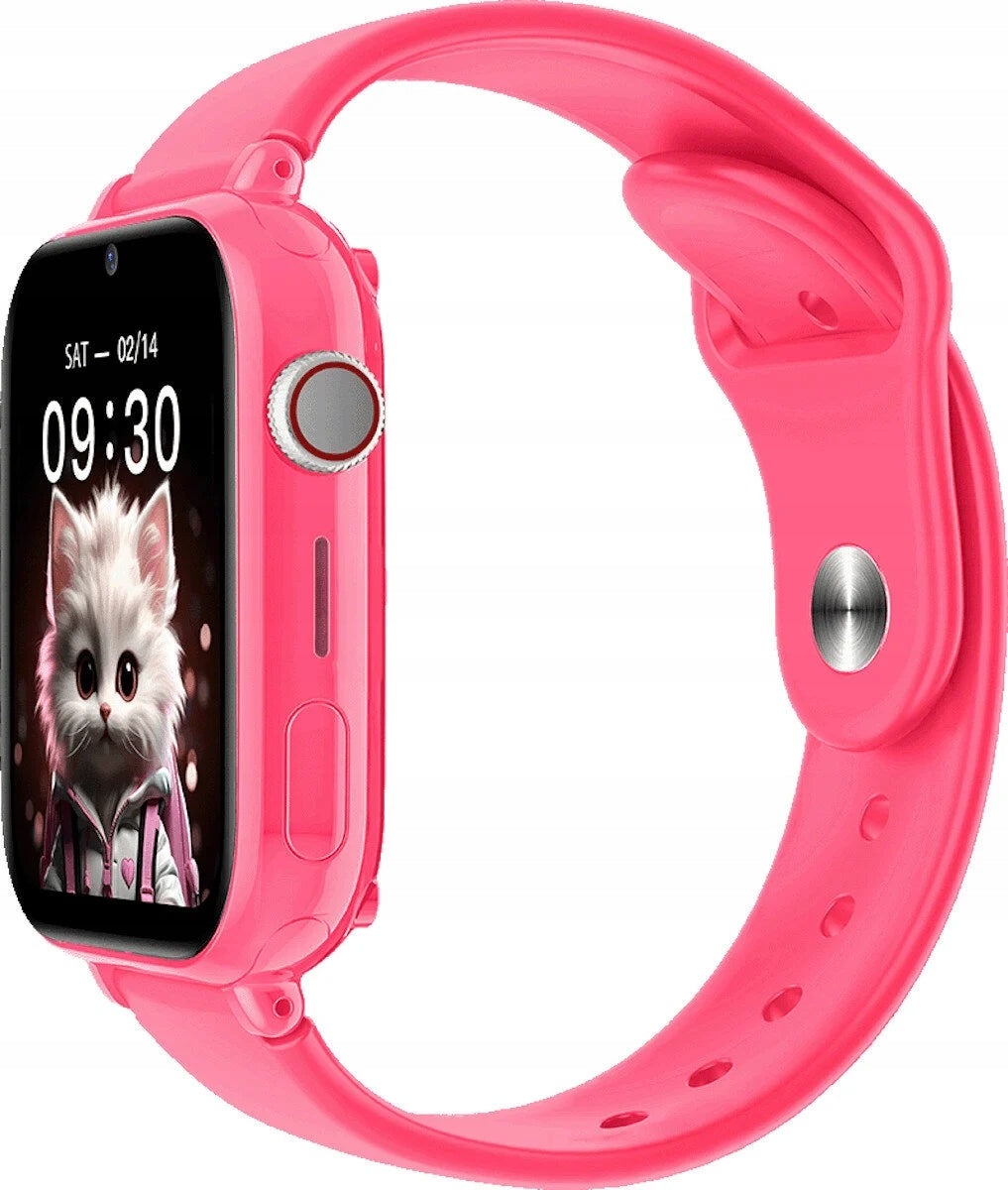 Smartwatch MAXCOM FW59 Kiddo 4G GPS Pink Case shape square