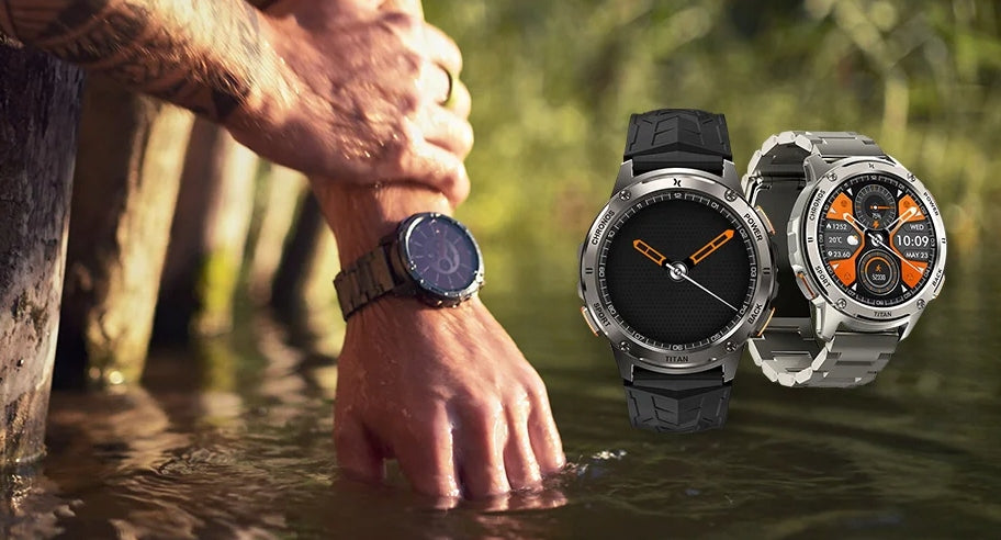 Smartwatch Maxcom FW110 Titan Chronos Black Armored AMOLED Gorilla Glass Manufacturer code FW110