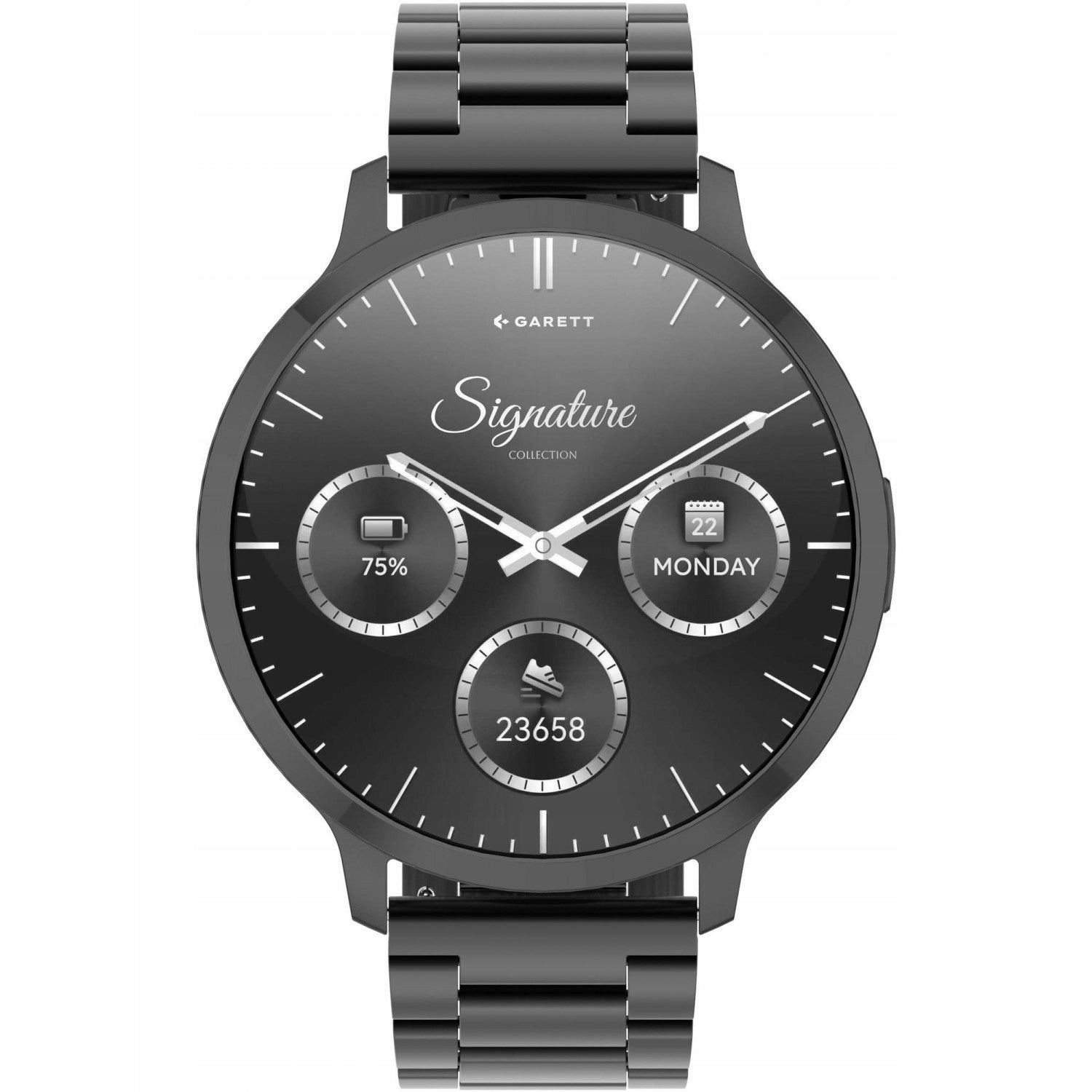 Smartwatch Men Garett 5904238485156 black bracelet