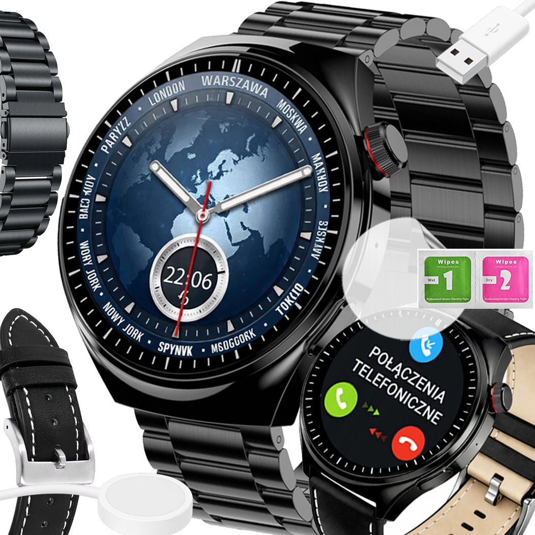 Smartwatch Men's Bluetooth Talk Pulse Sugar Measurement Pedometer Sport