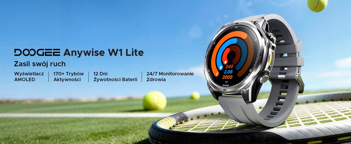 Smartwatch Men's GPS AMOLED Conversation MENU PL IP69K Watch sport WATERPROOF Packaging status original