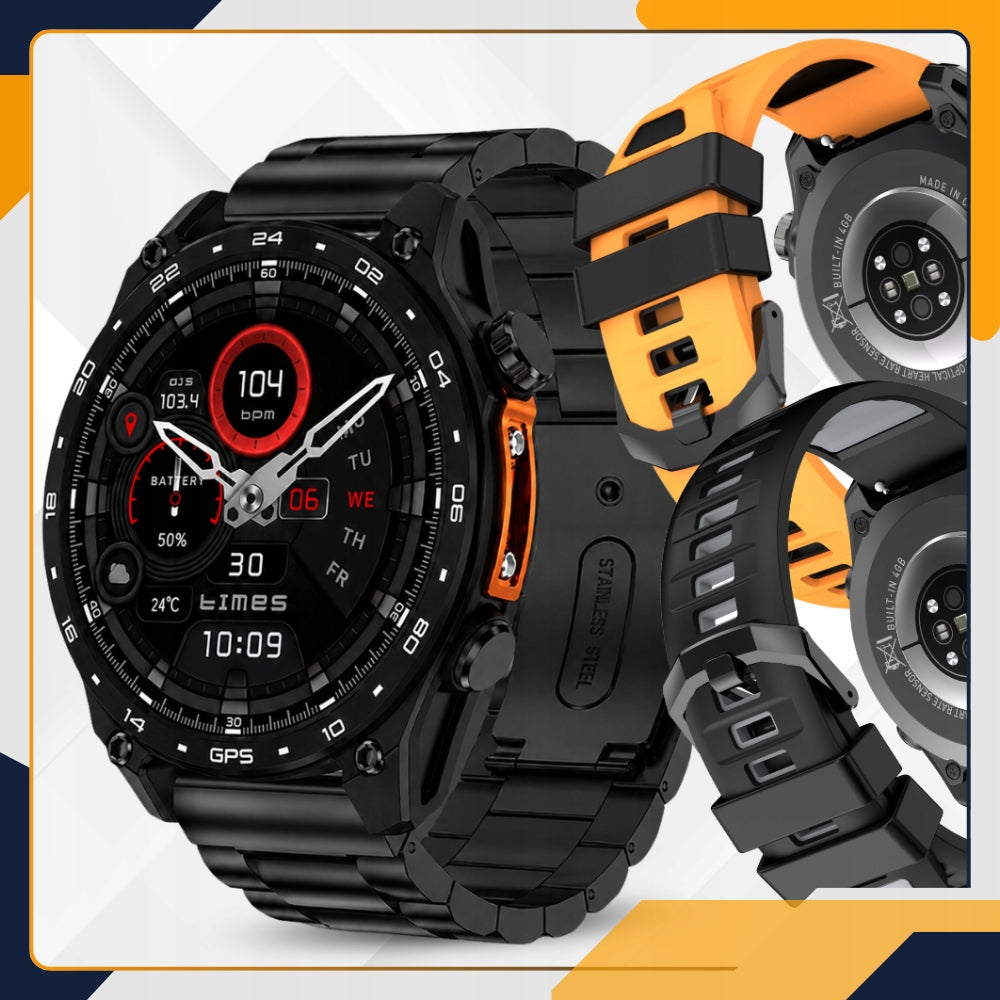 Smartwatch Men's GPS Maps Offline AMOLED Bluetooth Talk Menu PL Sport Manufacturer code wodoodporny zegarek smart watch polskie menu
