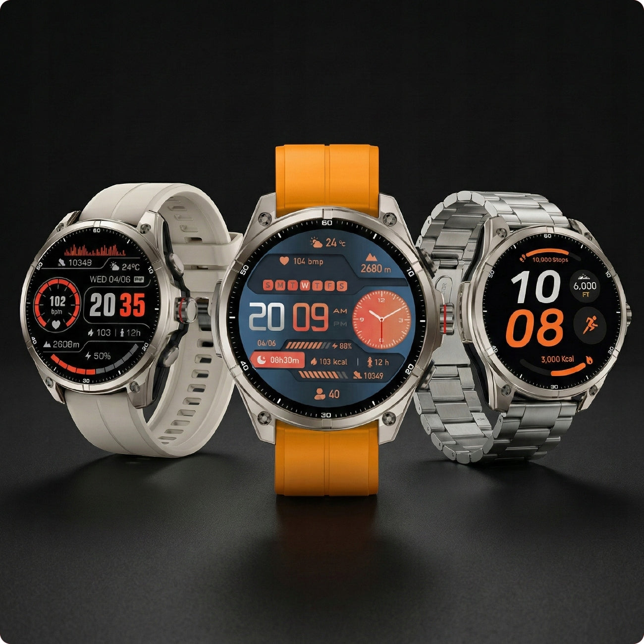 Smartwatch Men's GPS Sports AMOLED Pulse SpO2 Waterproof Menu PL Manufacturer code smart watch męski gps menu polskie 5atm sport