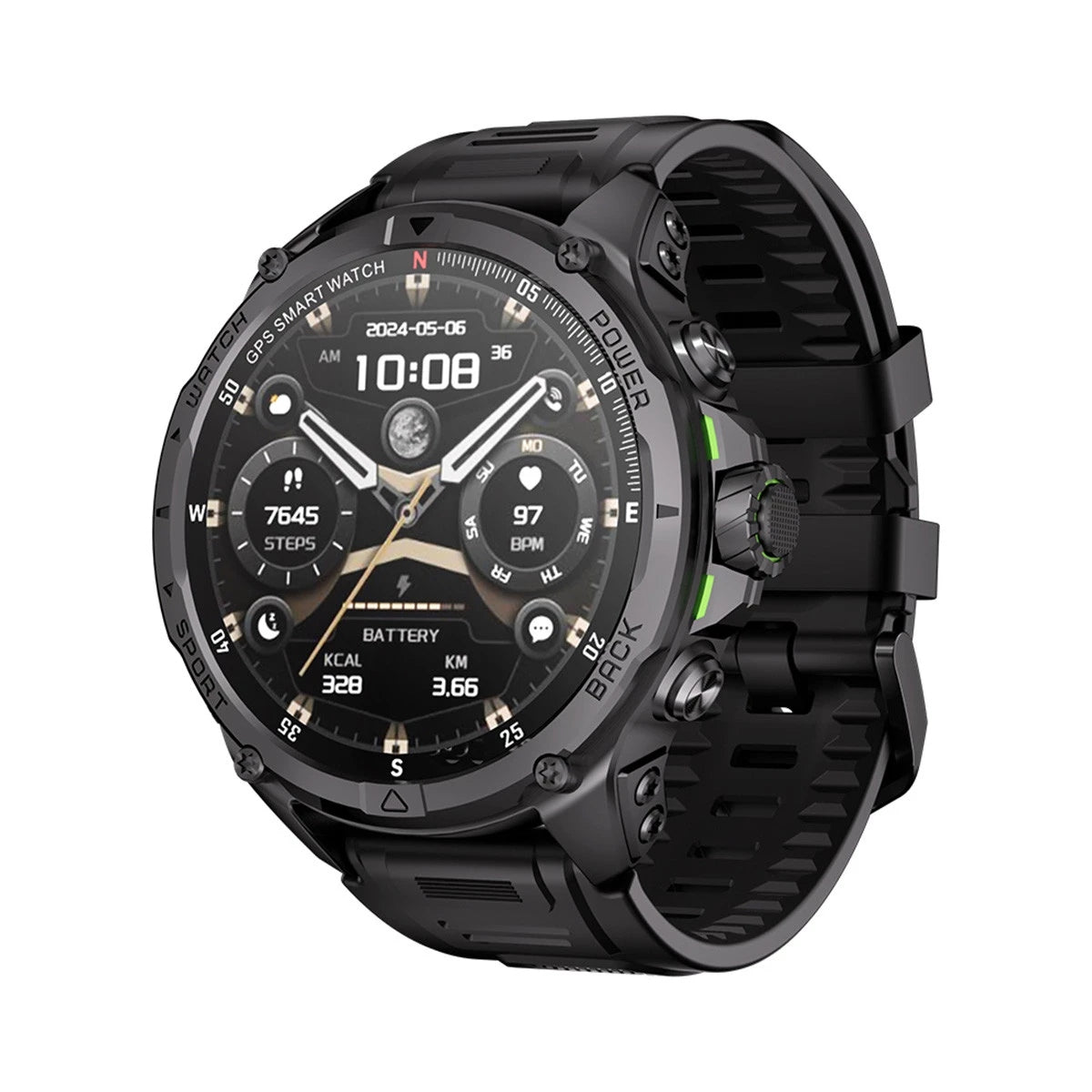 Smartwatch Men's GPS WATERPROOF 170 Modes ChatGPT 15 Days Battery Talk