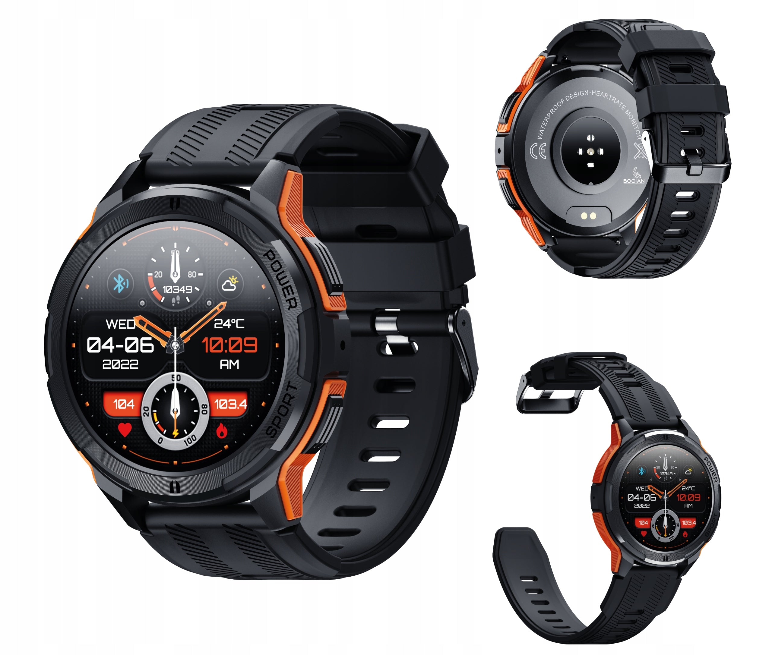 Smartwatch Men's Sports Military Watch LARGE BATTERY PL