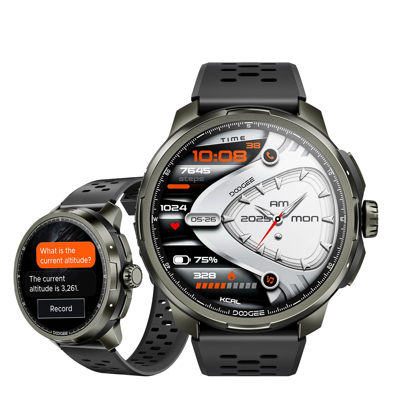 Smartwatch Men's Watch DOOGEE ANYMOVINGM1 Military GPS IP68 AMOLED