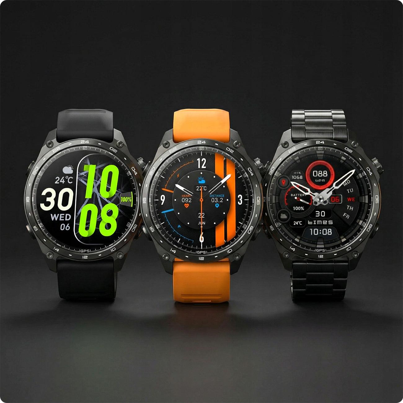 Smartwatch Men's Watch GPS 4GB MAPS AMOLED PRESSURE MENU PL WATERPROOF Manufacturer code 5906639826910