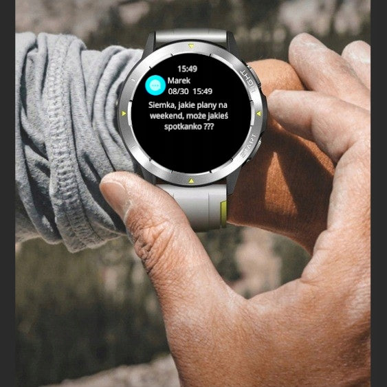 Smartwatch Men's Watch Waterproof GPS Menu Polish Sport Smart Watch PL Manufacturer code Smartwatch DEVILL Mario wielokolorowy Męski