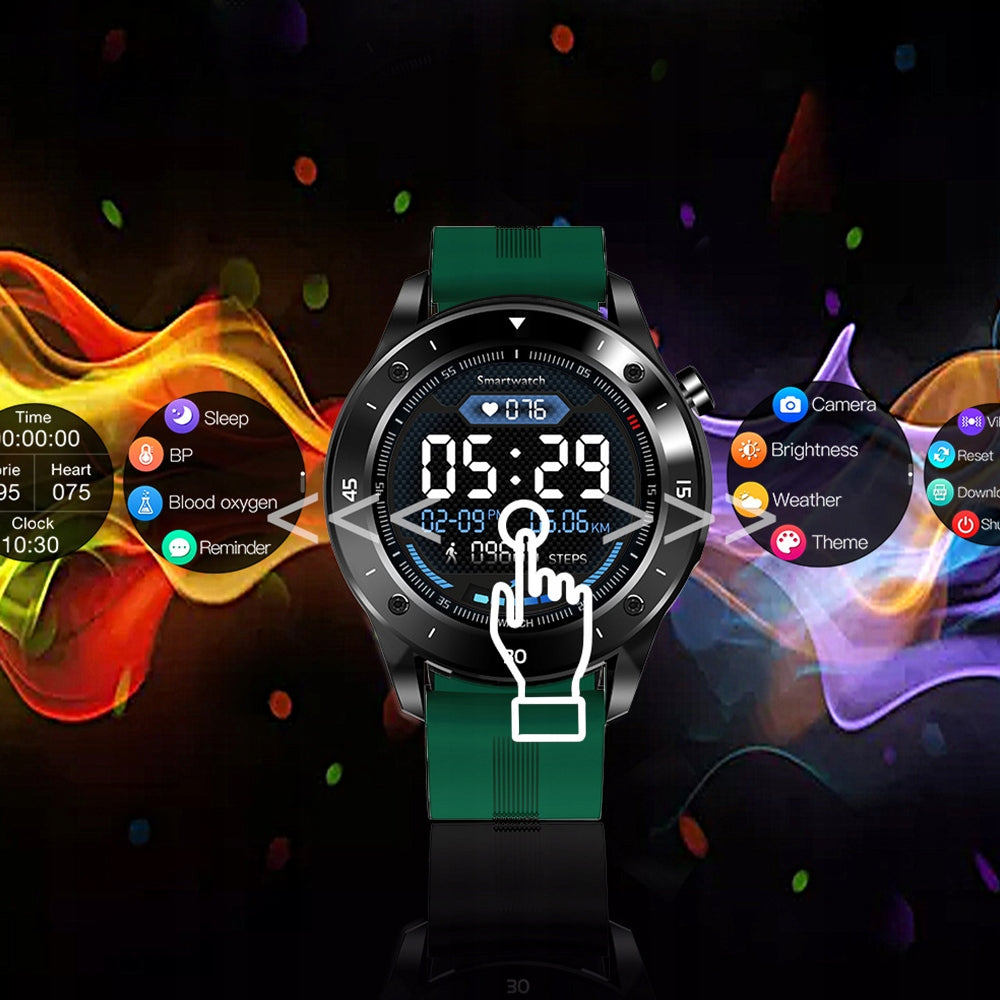 Smartwatch Men's Watch Waterproof Sports Pressure Talk Menu PL Brand BlueQ