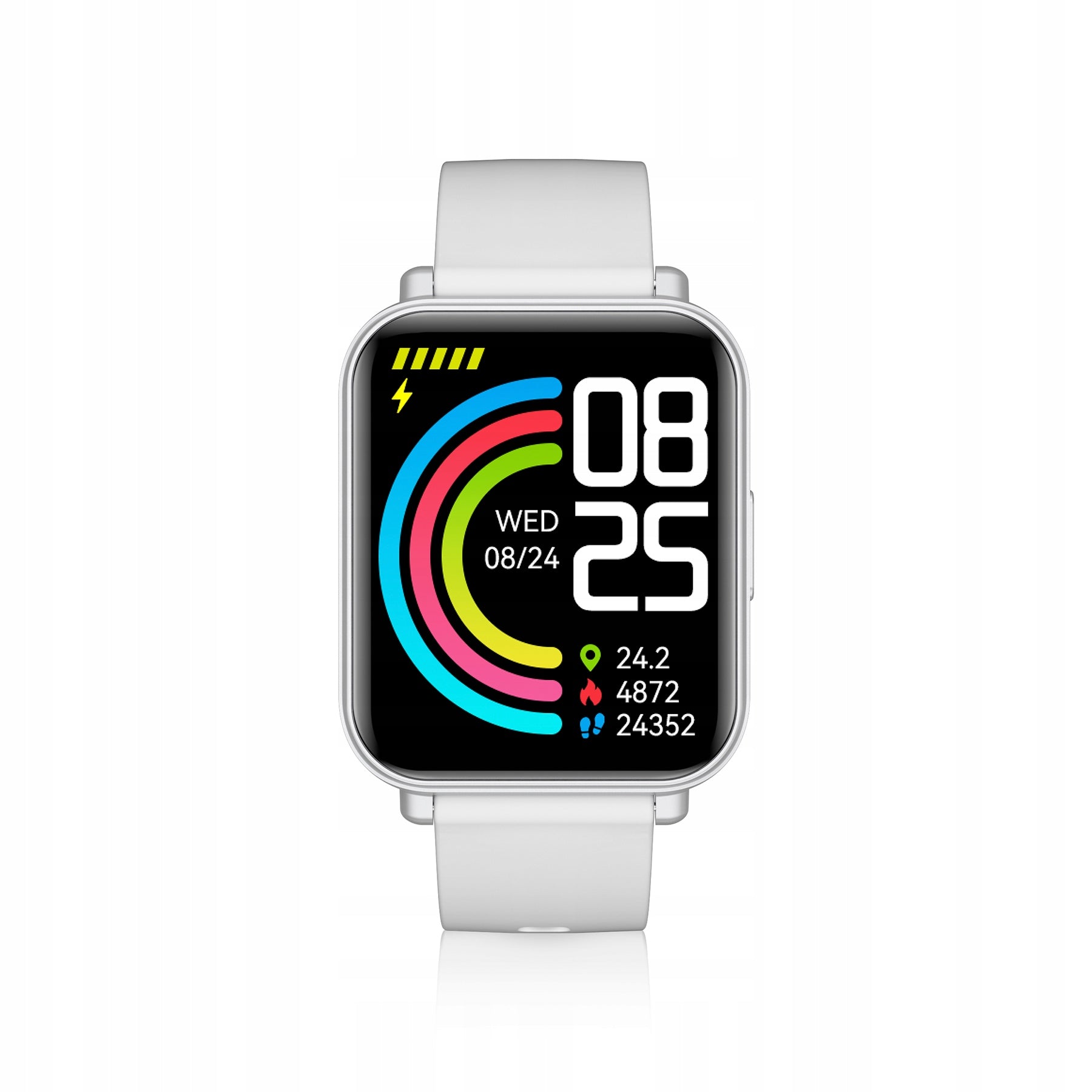 Smartwatch Niceboy Watch 4 Artic Silver 260 mAh 1,78" AMOLED IP67 Silver Packaging status original