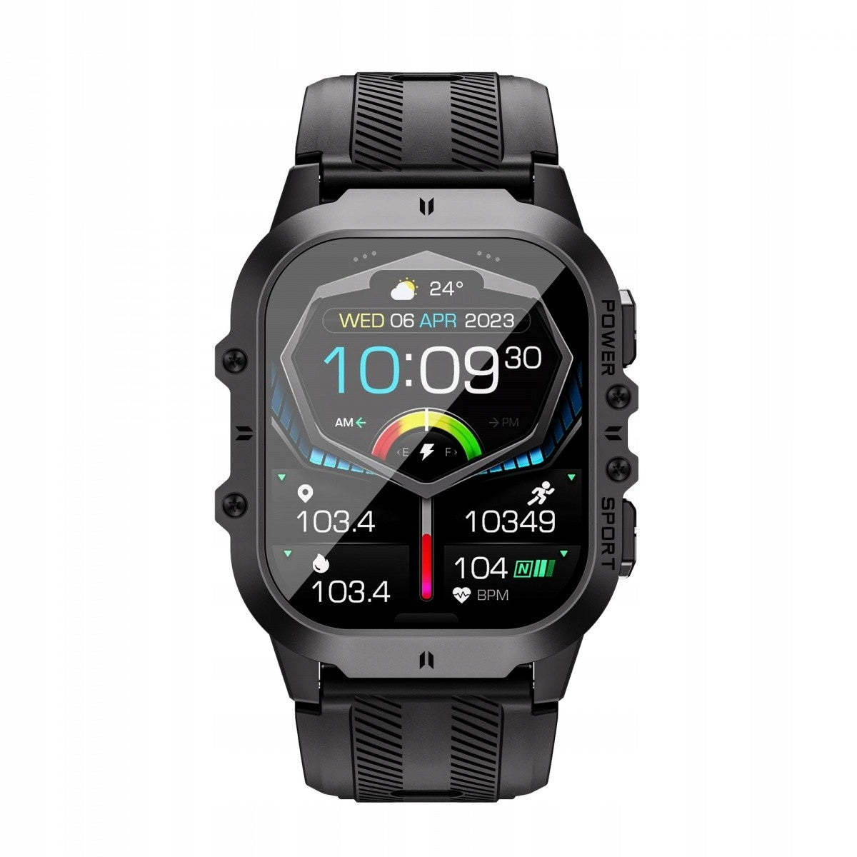 Smartwatch OUKITEL BT20 Black and blue 1.96" EAN (GTIN) 6931940742160