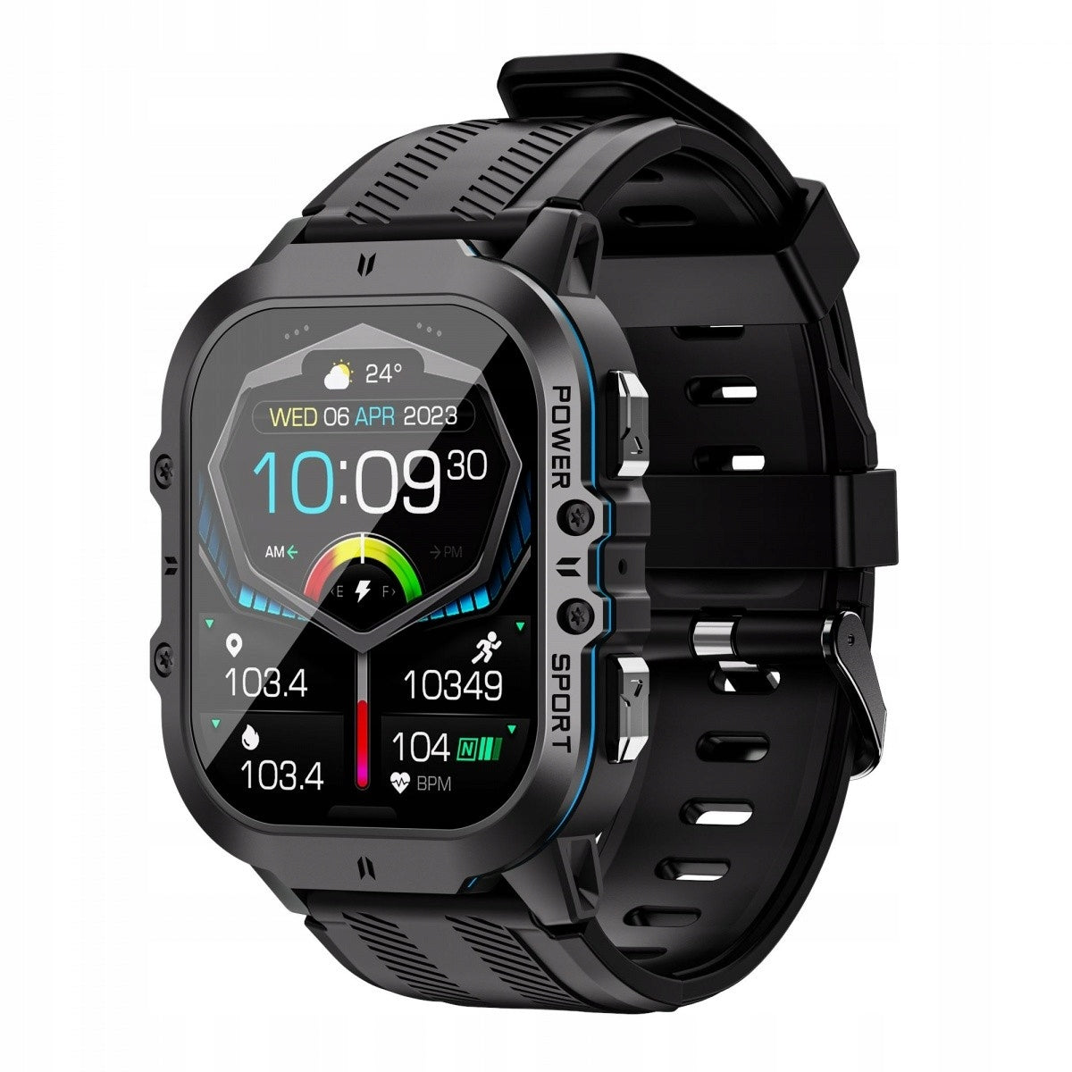 Smartwatch OUKITEL BT20 Black and blue 1.96"