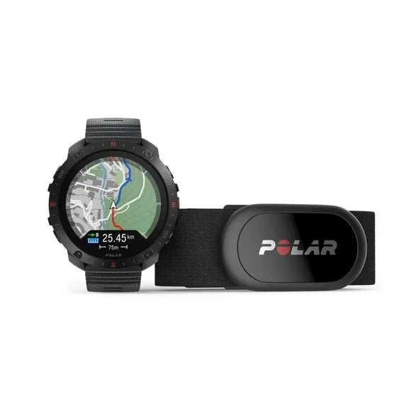 Smartwatch POLAR Grit X2 Pro 48mm Black S-L + heart rate sensor H10