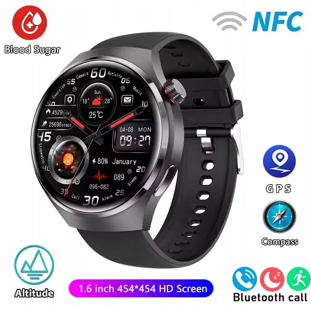 Smartwatch RDFit GT4 PRO black Compass BTCall For Sugar Measurement