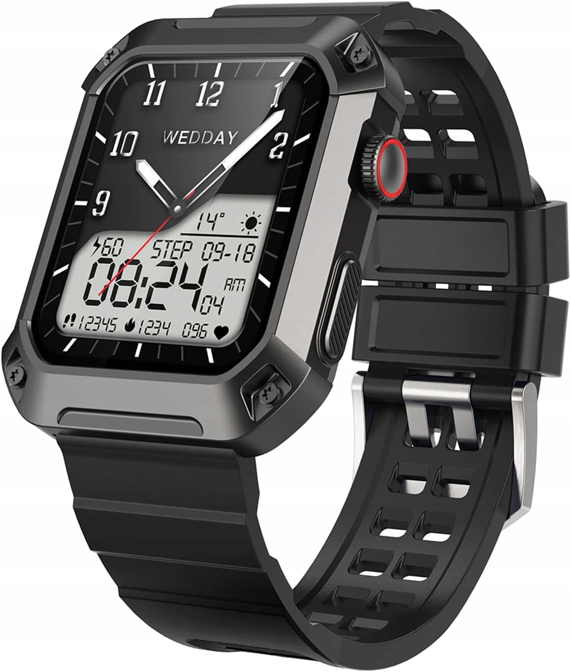 Smartwatch Rogbid Tank S2 with HD display and 5ATM water resistance