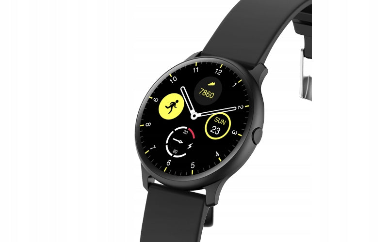 Smartwatch Rubicon RNCE61 black AMOLED heart rate notifications pedometer Brand Rubicon