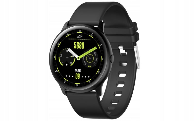 Smartwatch Rubicon RNCE61 black AMOLED heart rate notifications pedometer