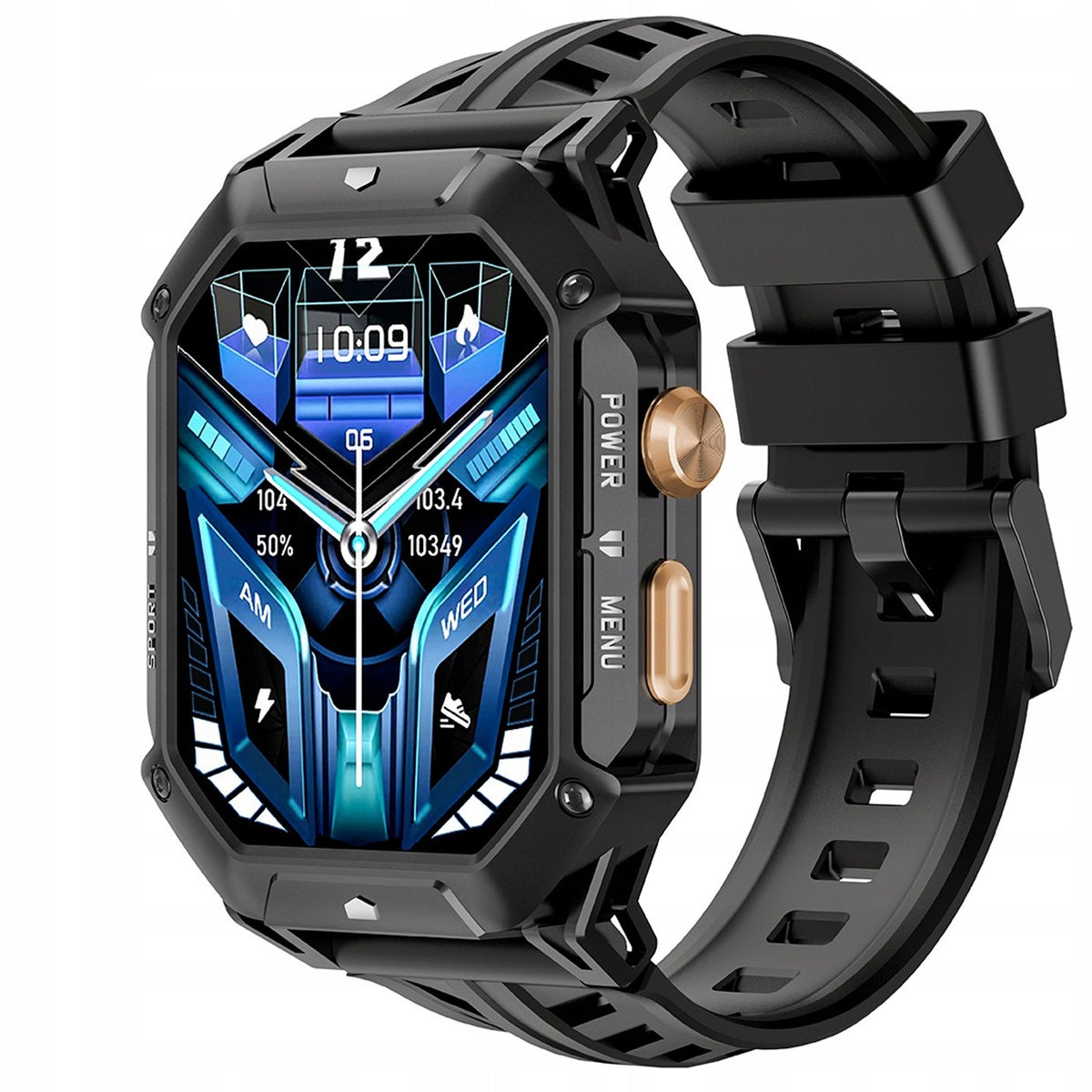 Smartwatch Rubicon RNCF24 black
