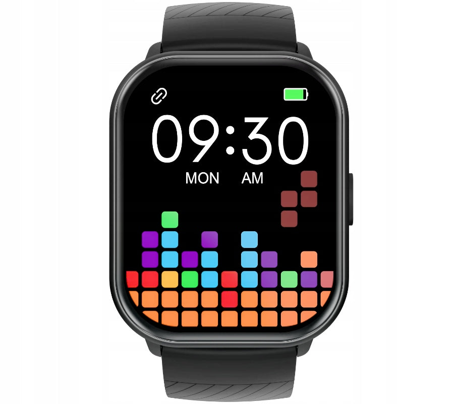 Smartwatch Rubicon RNCF34 black/ black silicone