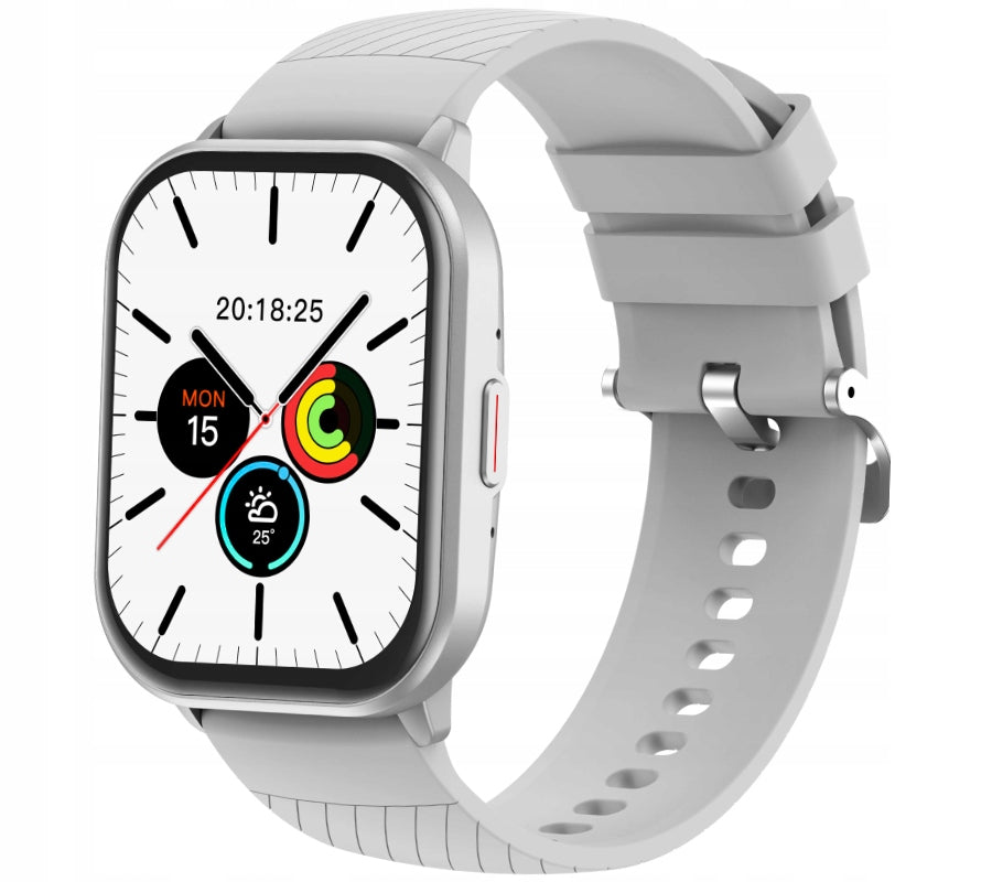 Smartwatch Rubicon RNCF34 silver/ grey silicone Brand Rubicon