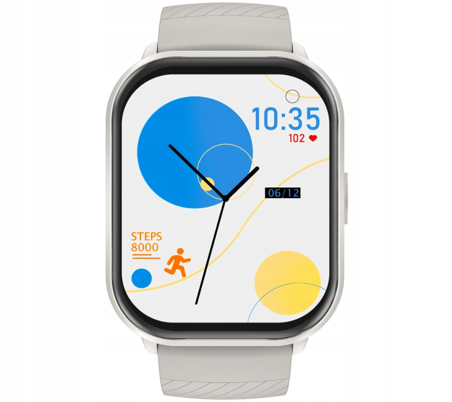 Smartwatch Rubicon RNCF34 silver/ grey silicone