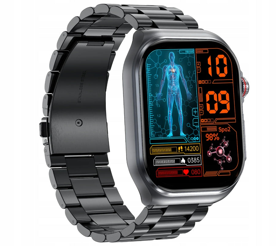 Smartwatch Rubicon RNCF36 black + black silicone strap + black bracelet Model other