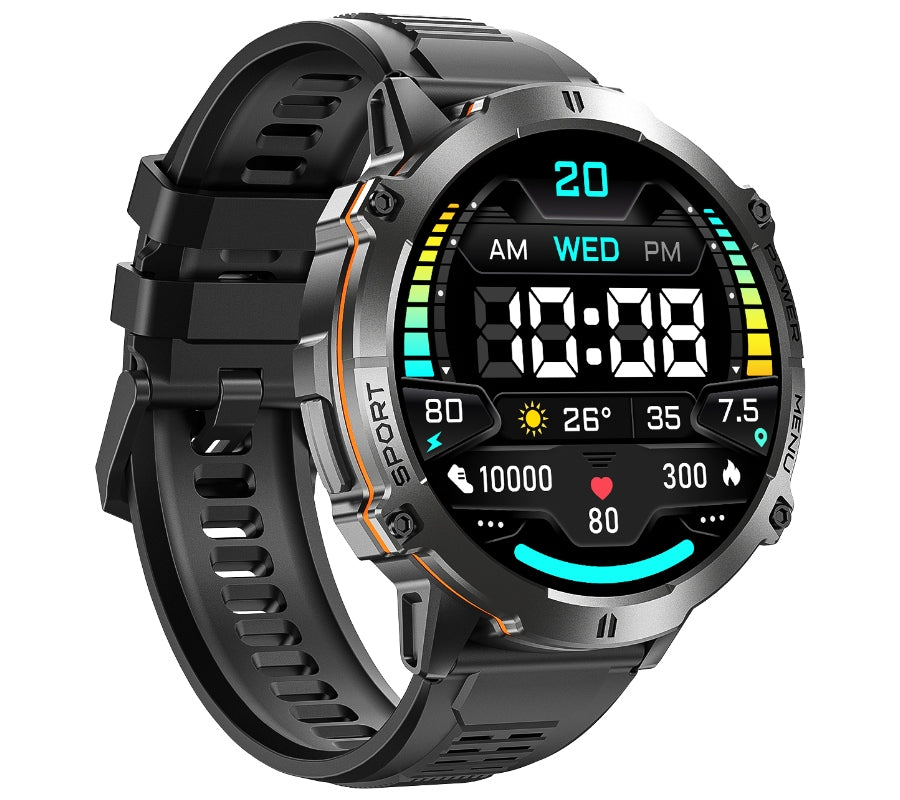 Smartwatch Rubicon RNCF40 black /black silicone + black bracelet Model other