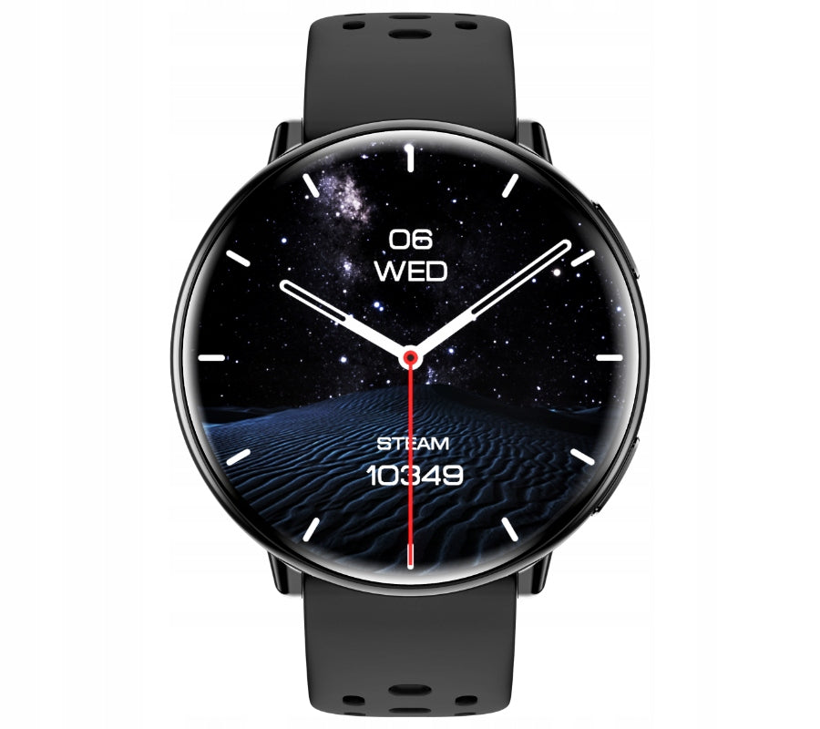 Smartwatch Rubicon RNCF50 black /black silicone