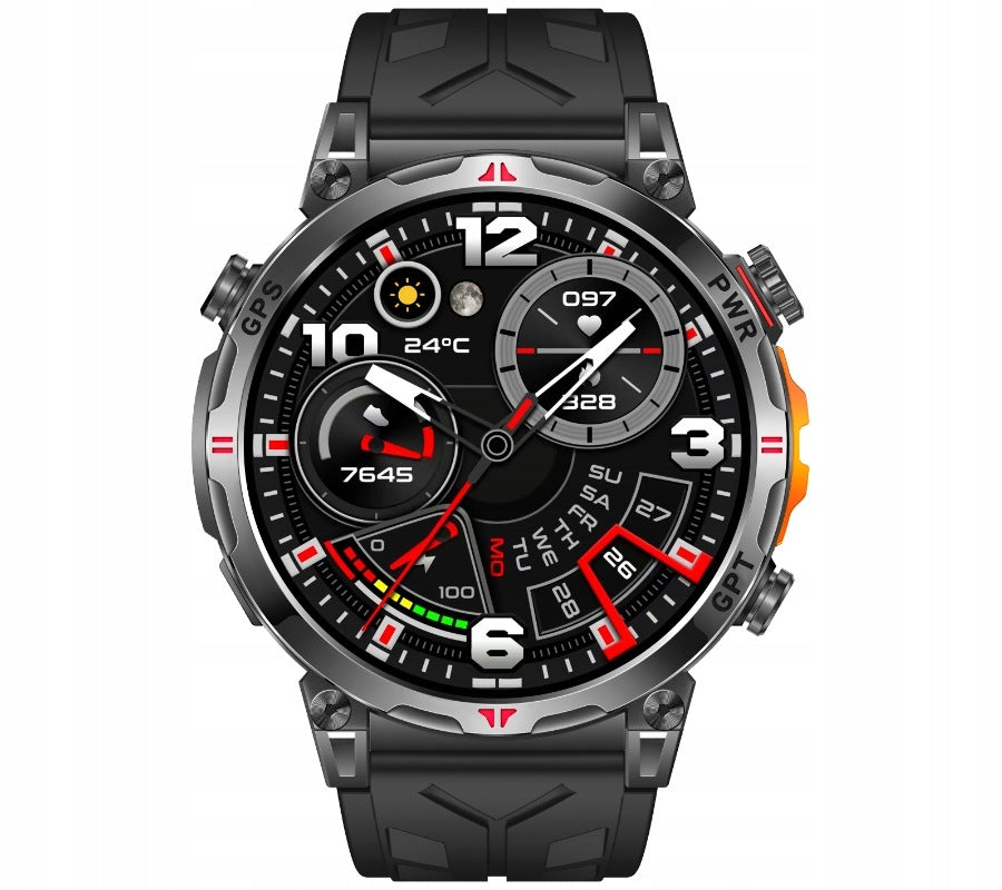 Smartwatch Rubicon RNCF52 black /black bracelet + black silicone Model other