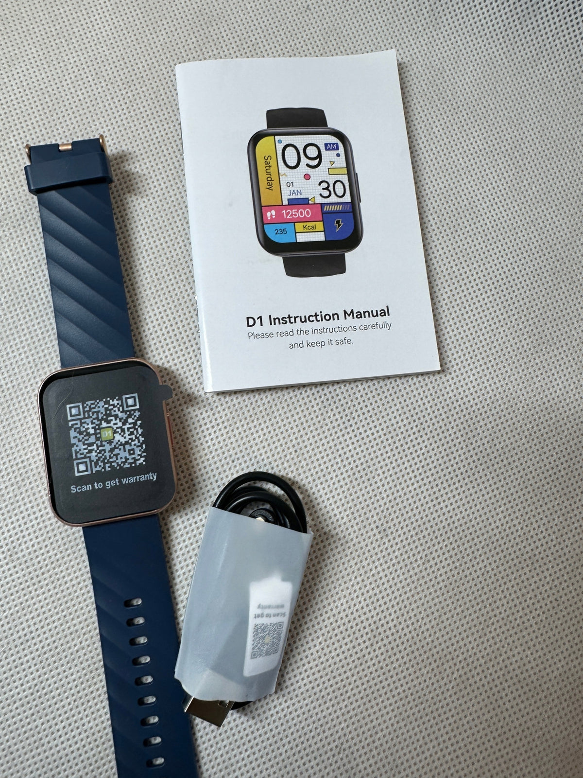 Smartwatch Ruimen D1 blue Manufacturer code D1