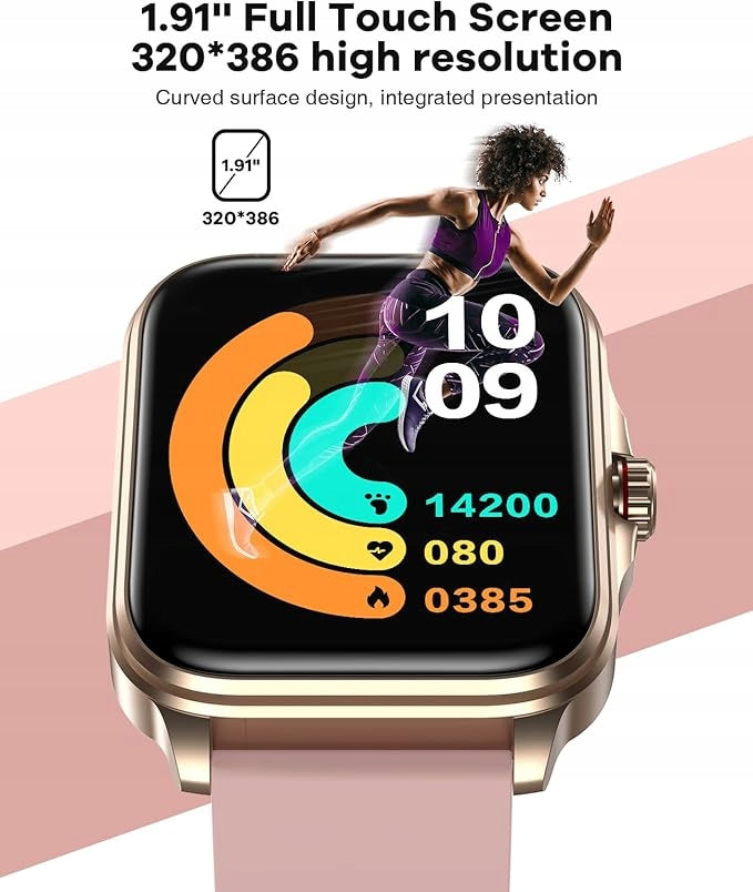 Smartwatch SOUYIE 1,91 HD pink activity health monitor Model other