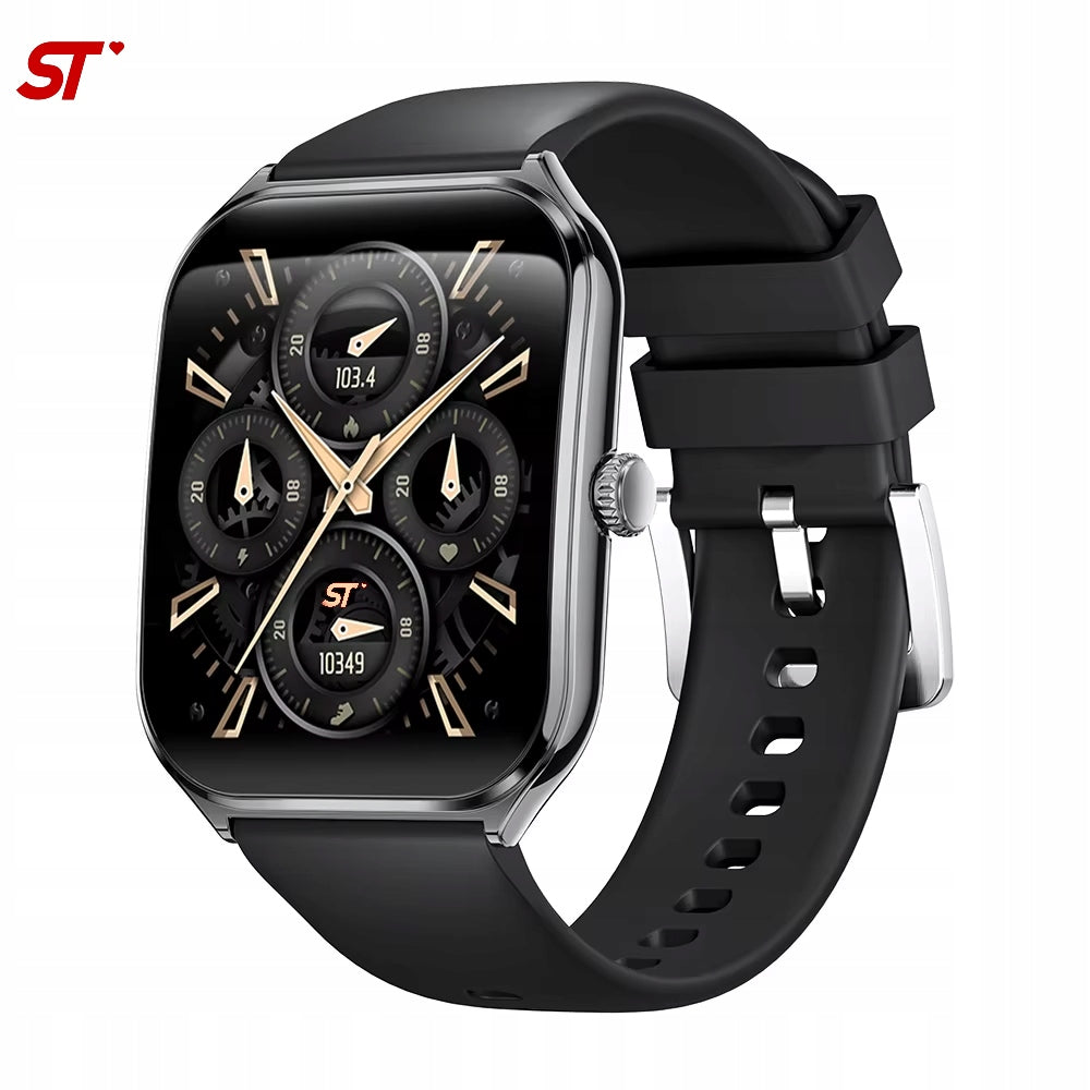 Smartwatch ST 08 UltraSlim | silver - strap grey EAN (GTIN) 5902806791005
