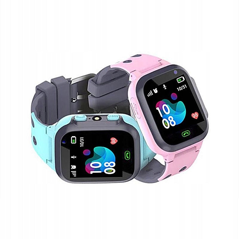 Smartwatch SW01B blue KIDS SIM card GPS + LBS Silicone Manufacturer code 5900217898269