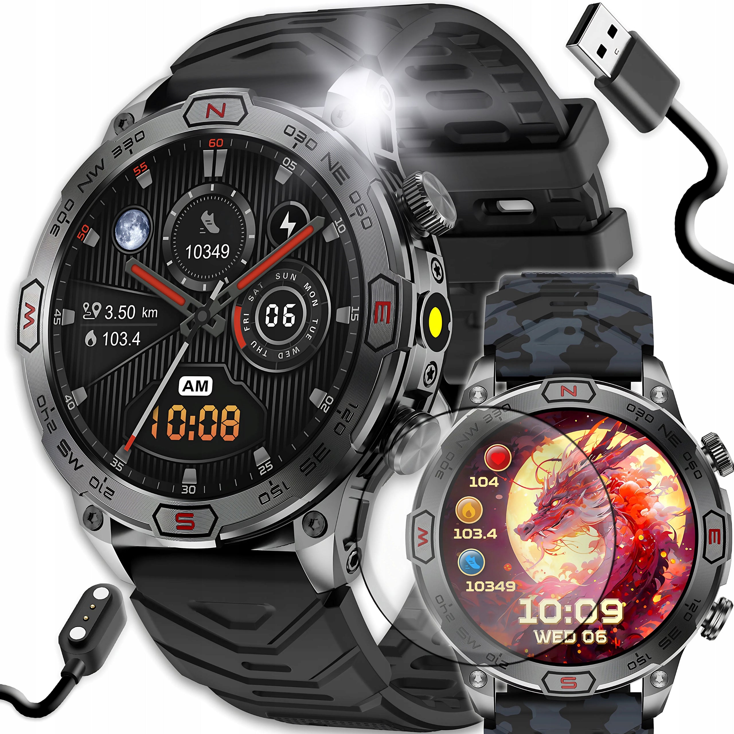 Smartwatch Souyik KC86 black