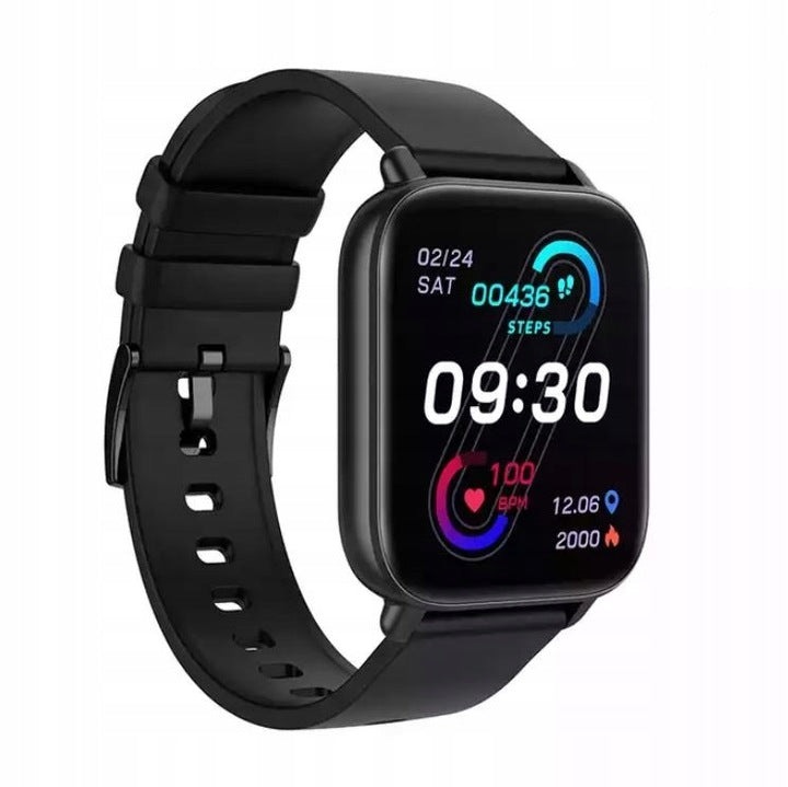Smartwatch Sports Silicone Strap Black IDW13