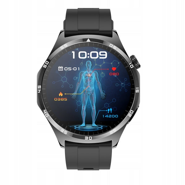 Smartwatch TALK ECG sugar measurement polish menu HRV GlacierX Vital Manufacturer code 5907339230168