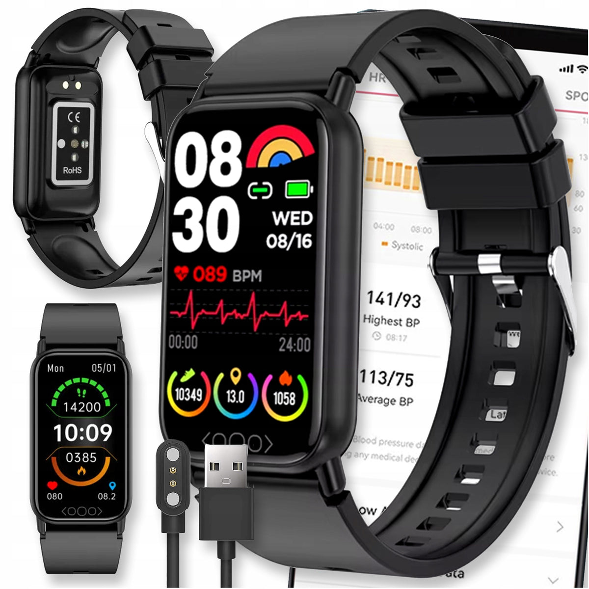 Smartwatch TK72 SPORT SPORTS WATCH black