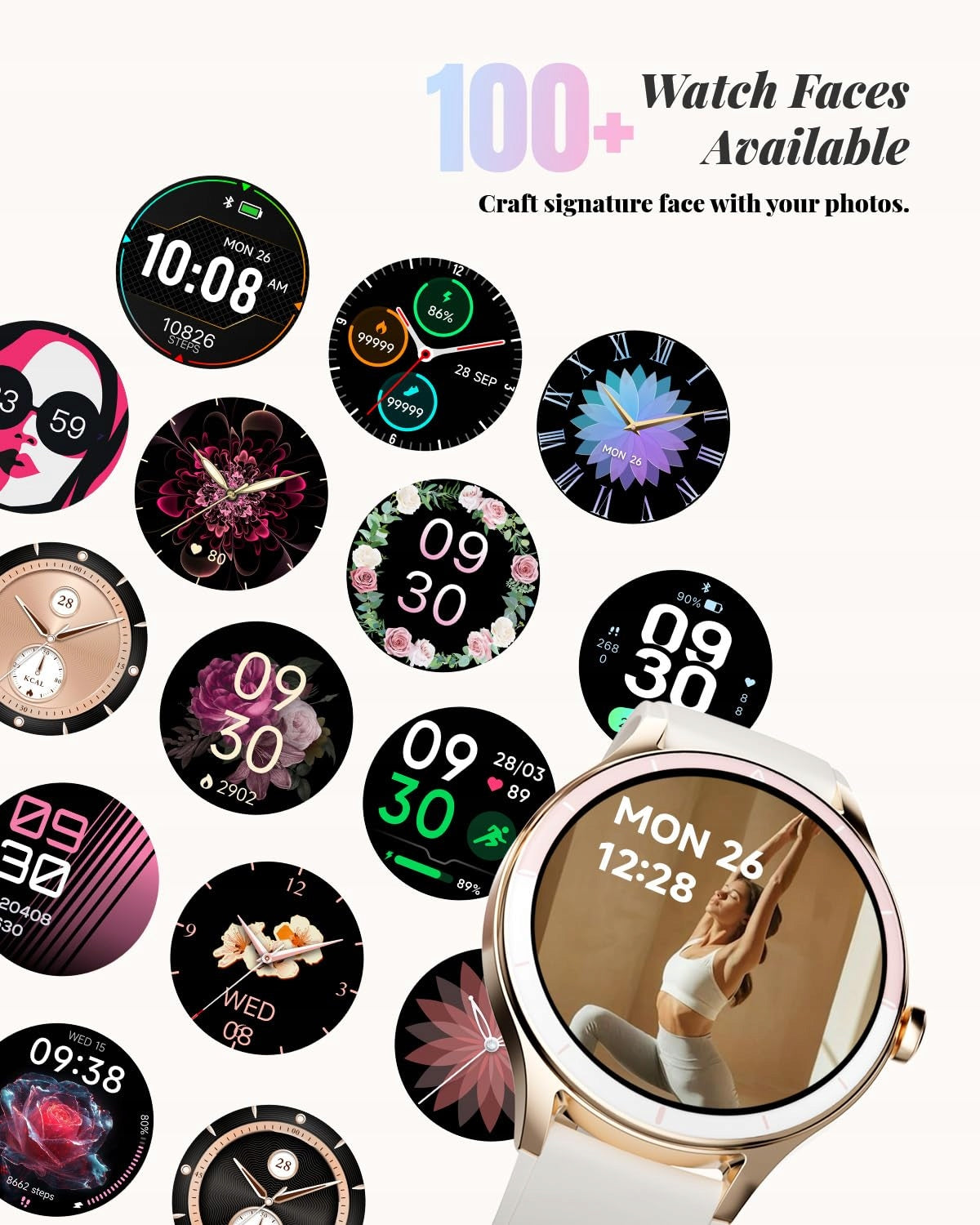 Smartwatch TOOBUR DR06 beige Brand no brand