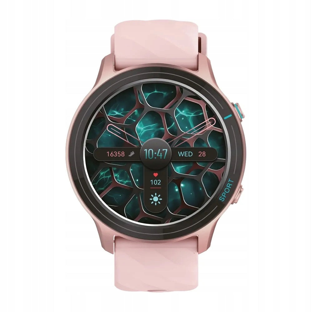 Smartwatch Titmo O-100 Sports Waterproof Bluetooth Conversation Pedometer Manufacturer code Smartwatch TITMO O-100 Różowy
