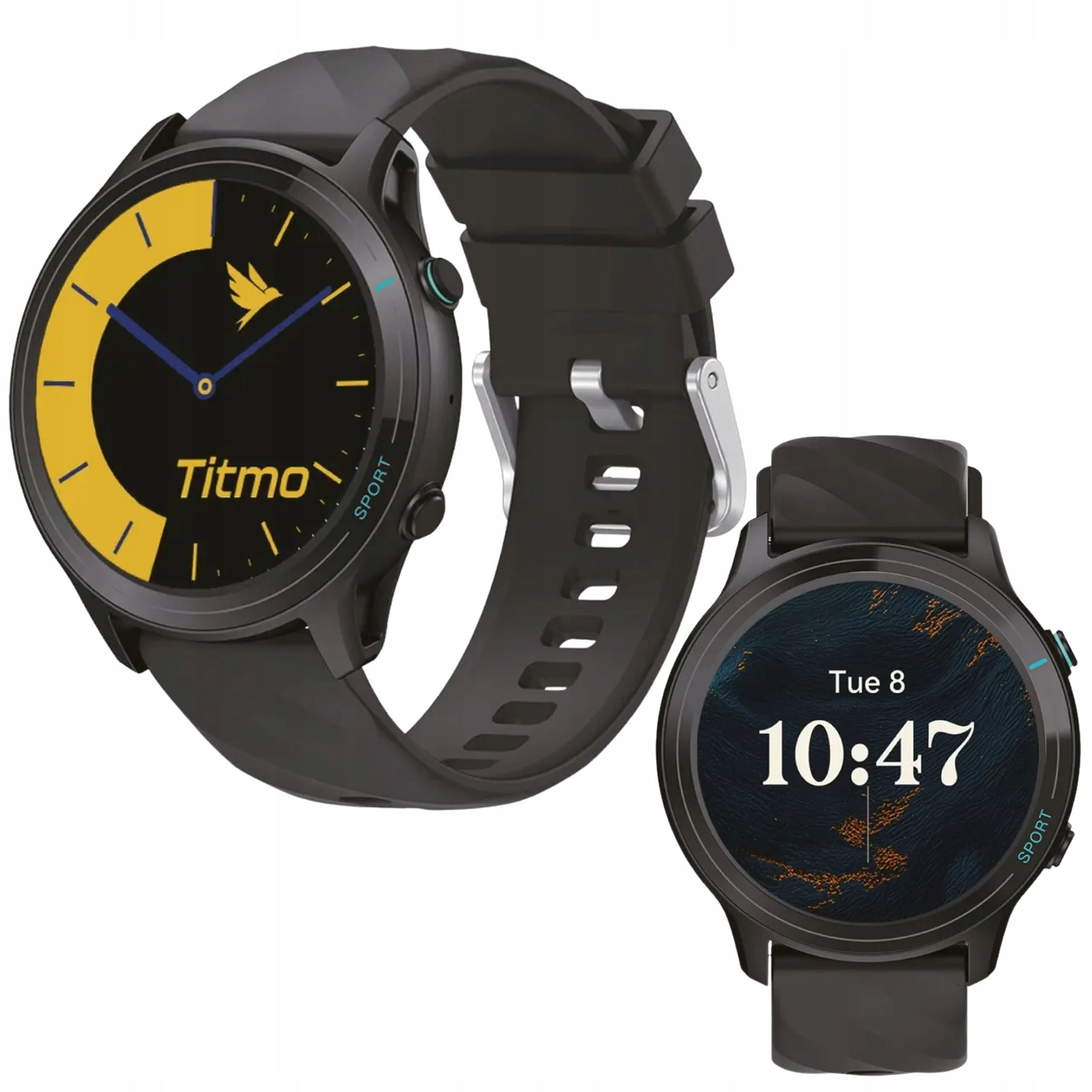 Smartwatch Titmo O-100 Sports Waterproof Bluetooth Talk Black
