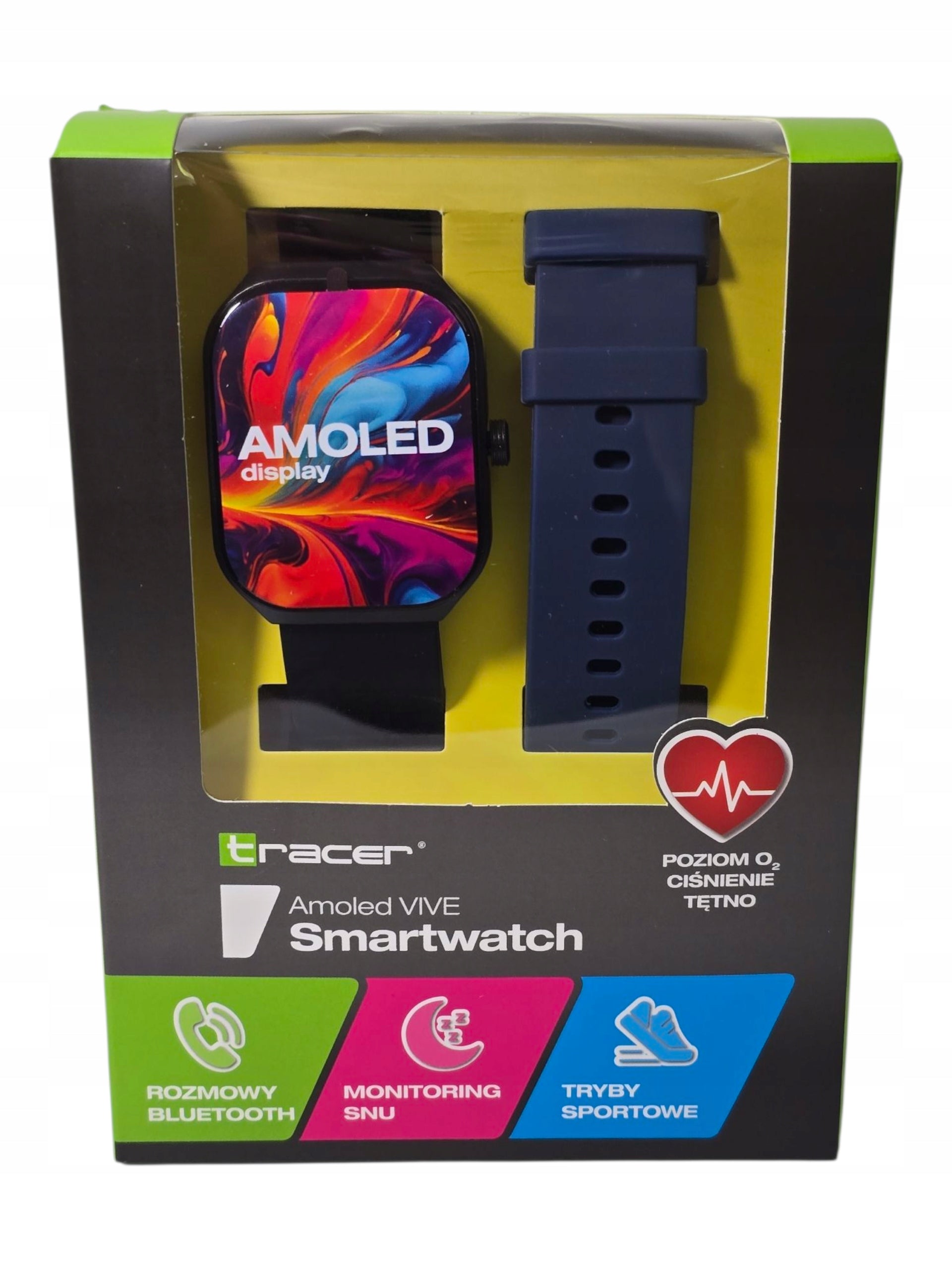 Smartwatch Tracer amoled vive black