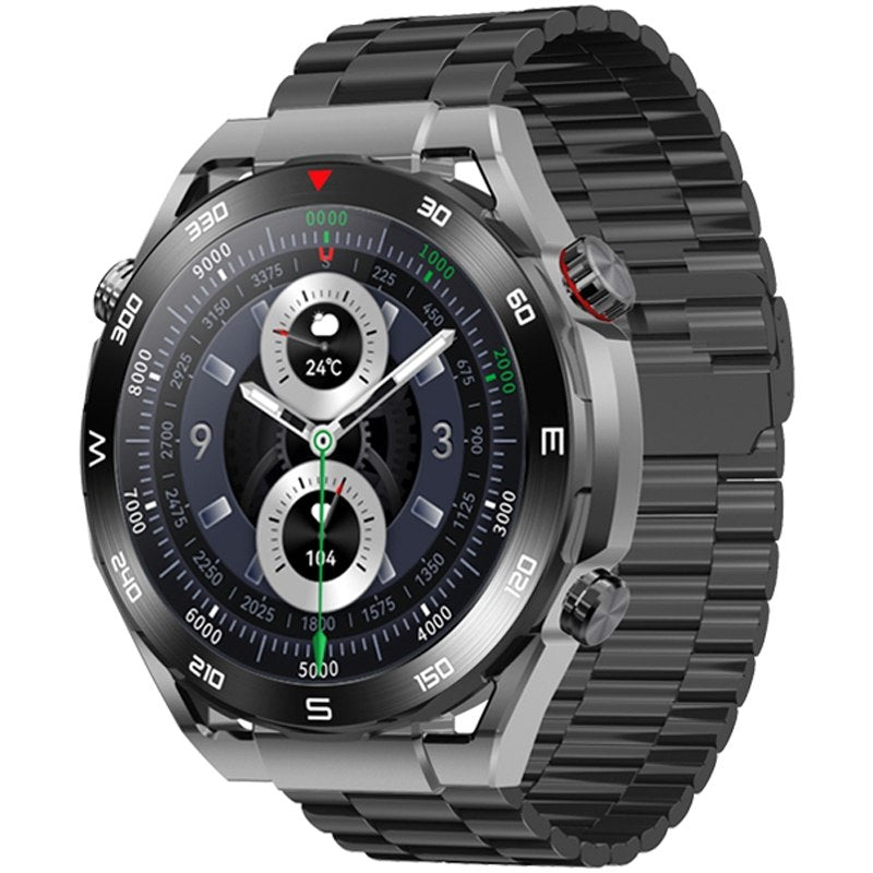 Smartwatch VELTORI VT100-1 Black Silicone Strap Black Eco Leather Manufacturer code 5906506413113