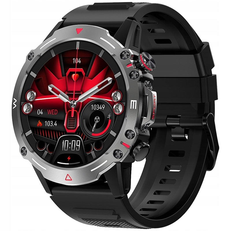 Smartwatch VELTORI VT110-1 Black Silicone Strap