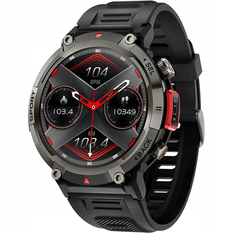 Smartwatch VELTORI VT140-1 Black Silicone Strap