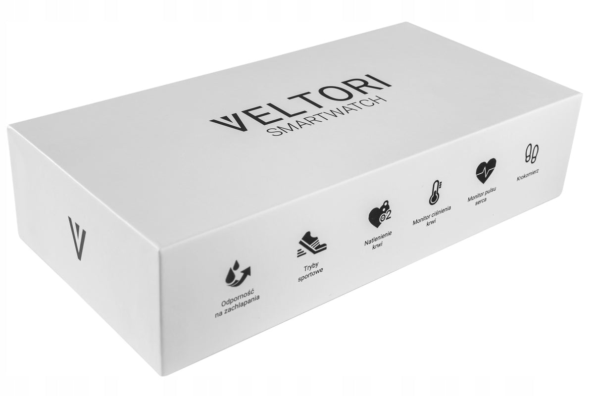Smartwatch VELTORI VT160-1 Black Silicone Strap Brand no brand