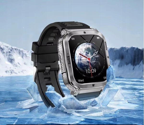 Smartwatch WATCH NX30 BLACK CZ PL Menu 2025 for SWIMMING FLASHLIGHT COMPASS Packaging status original