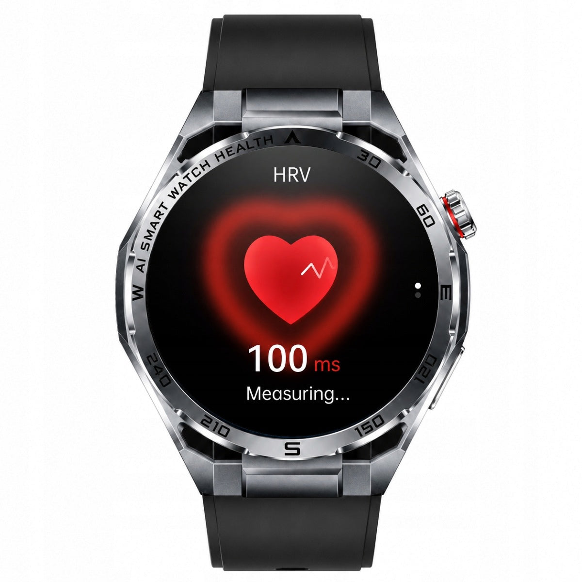 Smartwatch WM18 black silicone Watchmark Model WM18 Plus