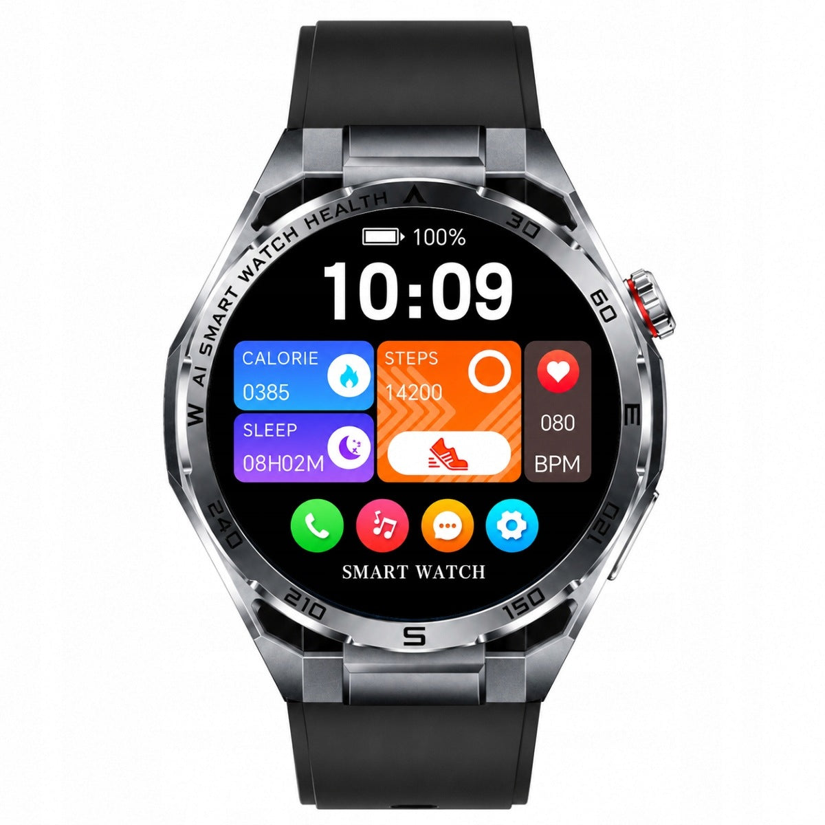Smartwatch WM18 black silicone Watchmark
